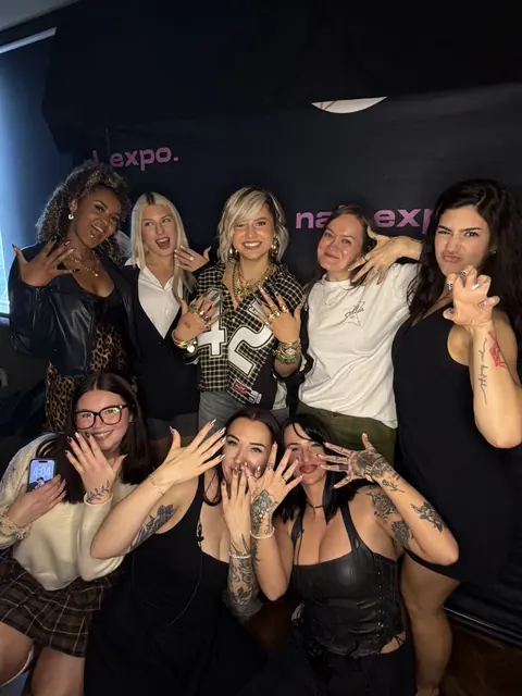 The nail community celebrating together at the 2026 expo