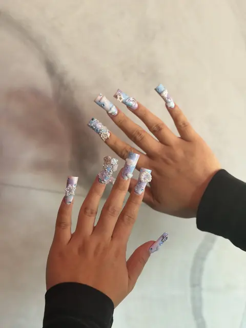 Nail artists sharing their finished sets