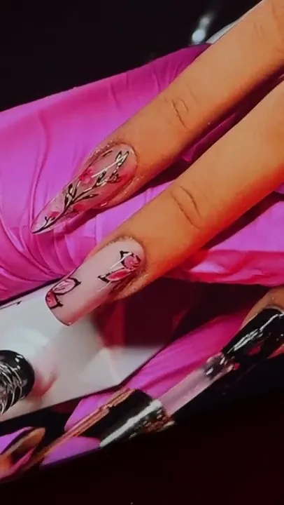 A closer look at a nail art demonstration